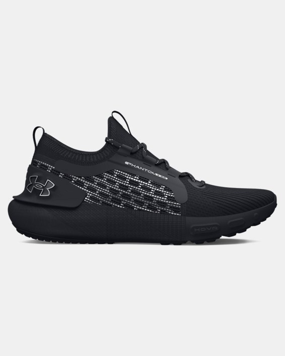 Unisex UA HOVR™ Phantom 3 SE Reflect Running Shoes, Black, pdpMainDesktop image number 0